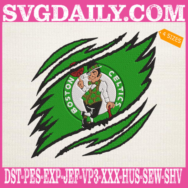 Boston Celtics Embroidery Design, Celticss Embroidery Design, Basketball Embroidery Design, NBA Embroidery Design, Sport Embroidery Design