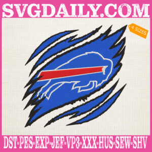 Buffalo Bills Embroidery Design, Bills Embroidery Design, Football Embroidery Design, NFL Embroidery Design, Embroidery Design