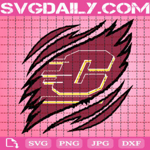 Central Michigan Chippewas Claws Svg, Football Svg, Football Team Svg, NCAAF Svg, NCAAF Logo Svg, Sport Svg, Instant Download
