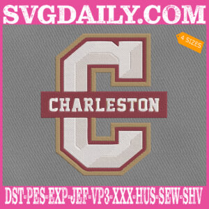 Charleston Cougars Embroidery Machine, Basketball Team Embroidery Files, NCAAM Embroidery Design, Embroidery Design Instant Download