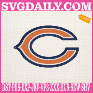 Chicago Bears Embroidery Files, Sport Team Embroidery Machine, NFL Embroidery Design, Embroidery Design Instant Download