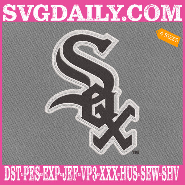 Chicago White Sox Logo Embroidery Machine, Baseball Logo Embroidery Files, MLB Sport Embroidery Design, Embroidery Design Instant Download