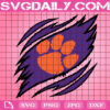 Clemson Tigers Claws Svg, Football Svg, Football Team Svg, NCAAF Svg, NCAAF Logo Svg, Sport Svg, Instant Download
