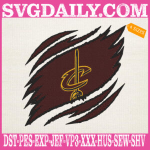 Cleveland Cavaliers Embroidery Design, Cavaliers Embroidery Design, Basketball Embroidery Design, NBA Embroidery Design, Sport Embroidery Design