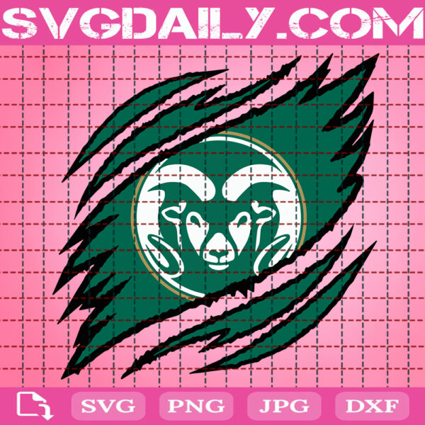 Colorado State Rams Claws Svg, Football Svg, Football Team Svg, NCAAF Svg, NCAAF Logo Svg, Sport Svg, Instant Download