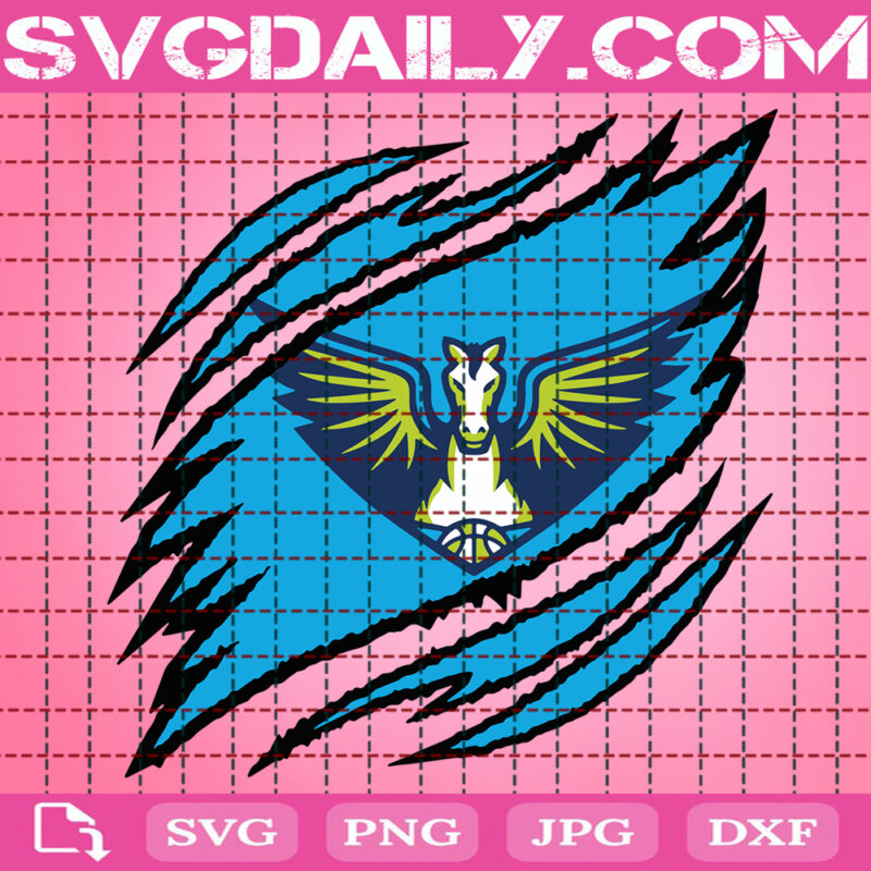 Dallas Wings Claws Svg, Dallas Wings Logo Svg, Women's Basketball Svg