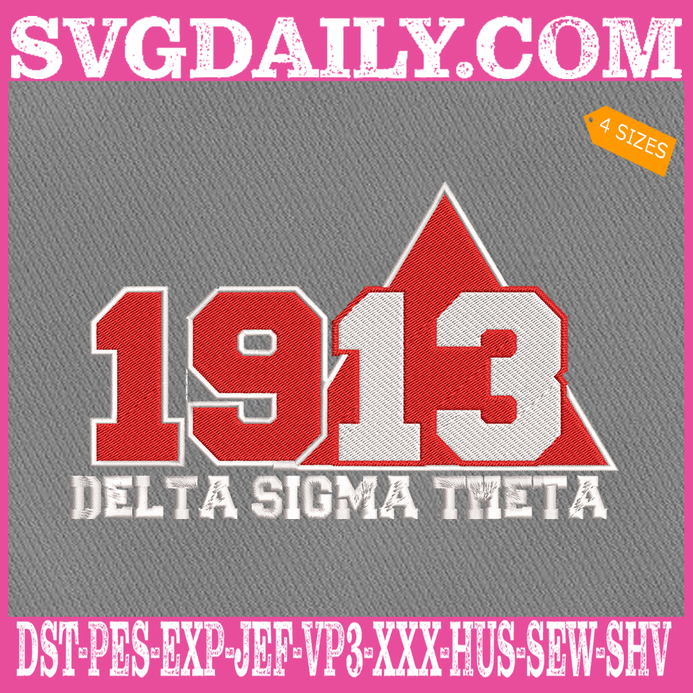 Delta Sigma Theta Sorority Embroidery Files, Delta Sigma Theta Afro ...