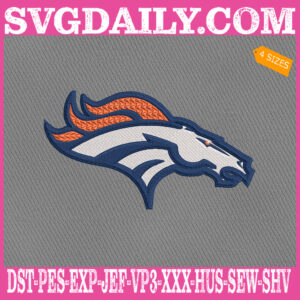 Denver Broncos Embroidery Files, Sport Team Embroidery Machine, NFL Embroidery Design, Embroidery Design Instant Download