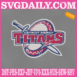 Detroit Mercy Titans Embroidery Machine, Basketball Team Embroidery Files, NCAAM Embroidery Design, Embroidery Design Instant Download