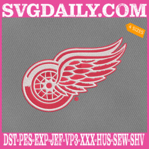 Detroit Red Wings Embroidery Files, Sport Team Embroidery Machine, NHL Embroidery Design, Embroidery Design Instant Download