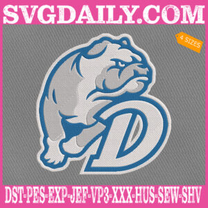 Drake Bulldogs Embroidery Machine, Basketball Team Embroidery Files, NCAAM Embroidery Design, Embroidery Design Instant Download