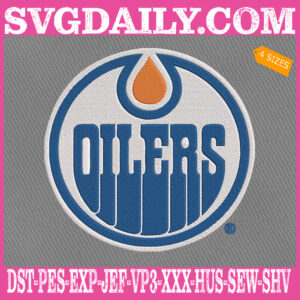 Edmonton Oilers Embroidery Files, Sport Team Embroidery Machine, NHL Embroidery Design, Embroidery Design Instant Download