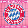 FC Bayern Munchen Logo Svg, FC Bayern Logo Svg, Bayern Munchen Svg, German Football League Svg, Football Club Svg, Instant Download