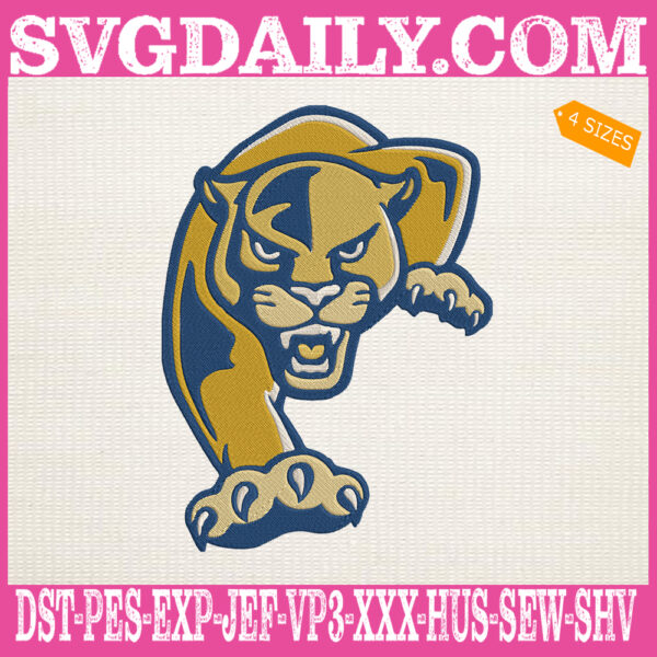 FIU Panthers Embroidery Machine, Football Team Embroidery Files, NCAAF Embroidery Design, Embroidery Design Instant Download