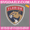 Florida Panthers Embroidery Files, Sport Team Embroidery Machine, NHL Embroidery Design, Embroidery Design Instant Download