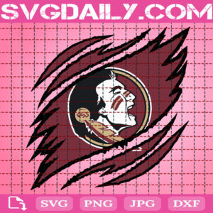 Florida State Seminoles Claws Svg, Football Svg, Football Team Svg, NCAAF Svg, NCAAF Logo Svg, Sport Svg, Instant Download