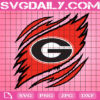 Georgia Bulldogs Claws Svg, Football Svg, Football Team Svg, NCAAF Svg, NCAAF Logo Svg, Sport Svg, Instant Download