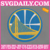 Golden State Warriors Embroidery Machine, Basketball Team Embroidery Files, NBA Embroidery Design, Embroidery Design Instant Download