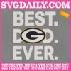 Green Bay Packers Embroidery Files, Best Dad Ever Embroidery Design, NFL Sport Machine Embroidery Pattern, Embroidery Design Instant Download