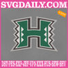 Hawaii Rainbow Warriors Embroidery Machine, Football Team Embroidery Files, NCAAF Embroidery Design, Embroidery Design Instant Download