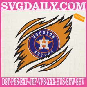 Houston Astros Embroidery Design, Astros Embroidery Design, Baseball Embroidery Design, MLB Embroidery Design, Embroidery Design