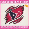 Houston Texans Embroidery Design, Texans Embroidery Design, Football Embroidery Design, NFL Embroidery Design, Embroidery Design