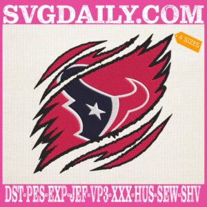 Houston Texans Embroidery Design, Texans Embroidery Design, Football Embroidery Design, NFL Embroidery Design, Embroidery Design