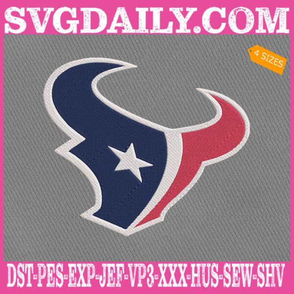 Houston Texans Embroidery Files, Sport Team Embroidery Machine, NFL