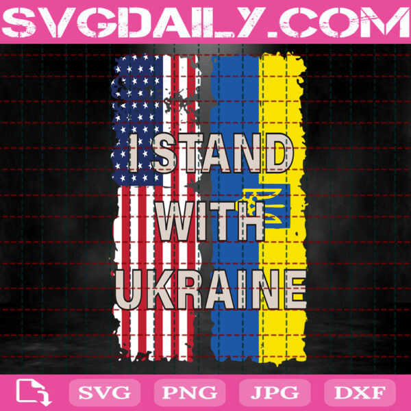I Stand With Ukraine Svg, Ukraine Svg, USA Flag Svg, Ukraine USA Flag Svg, Ukraine Strong Svg, Free Ukraine Svg, Support Ukraine Svg, Instant Download