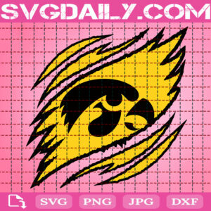 Iowa Hawkeyes Claws Svg, Football Svg, Football Team Svg, NCAAF Svg, NCAAF Logo Svg, Sport Svg, Instant Download