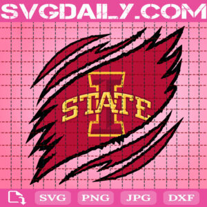 Iowa State Cyclones Claws Svg, Football Svg, Football Team Svg, NCAAF Svg, NCAAF Logo Svg, Sport Svg, Instant Download