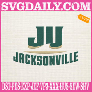 Jacksonville Dolphins Embroidery Machine, Sport Team Embroidery Files, NCAAM Embroidery Design, Embroidery Design Instant Download