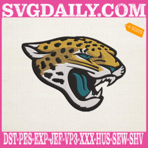 Jacksonville Jaguars Embroidery Files, Sport Team Embroidery Machine, NFL Embroidery Design, Embroidery Design Instant Download