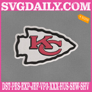 Kansas City Chiefs Embroidery Files, Sport Team Embroidery Machine, NFL Embroidery Design, Embroidery Design Instant Download