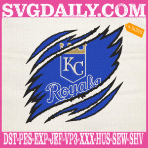 Kansas City Royals Embroidery Design, City Royals Embroidery Design, Baseball Embroidery Design, MLB Embroidery Design, Embroidery Design