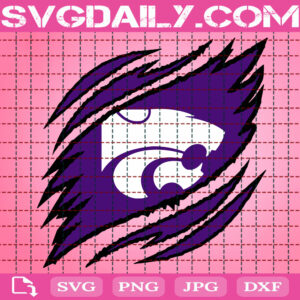 Kansas State Wildcats Claws Svg, Football Svg, Football Team Svg, NCAAF Svg, NCAAF Logo Svg, Sport Svg, Instant Download