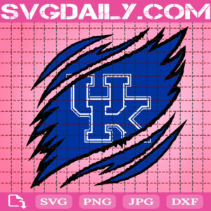 Kentucky Wildcats Claws Svg, Football Svg, Football Team Svg, NCAAF Svg, NCAAF Logo Svg, Sport Svg, Instant Download
