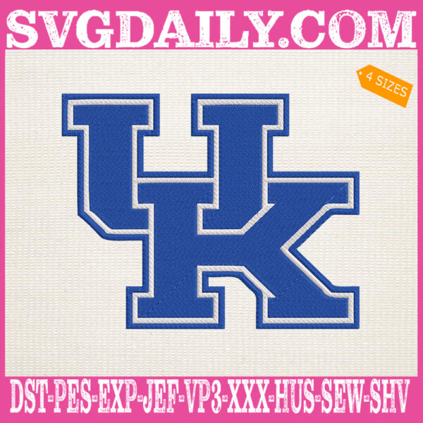 Kentucky Wildcats Embroidery Machine, Football Team Embroidery Files, NCAAF Embroidery Design, Embroidery Design Instant Download