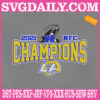 LA Rams 2021 NFC Champions Embroidery Files, Los Angeles Rams Embroidery Machine, Rams Super Bowl Embroidery Design Instant Download