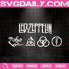 Led Zeppelin Svg, Led Zeppelin Rock Band Svg, Led Zeppelin Band Logo Svg, Rock Band Svg, Music Band Svg, Instant Download