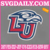 Liberty Flames And Lady Flames Embroidery Machine, Football Team Embroidery Files, NCAAF Embroidery Design, Embroidery Design Instant Download