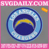 Los Angeles Chargers Embroidery Files, Los Angeles Chargers Logo Embroidery Machine, Football Team Embroidery Design Instant Download