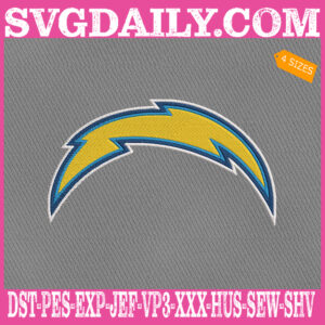 Los Angeles Chargers Embroidery Files, Sport Team Embroidery Machine, NFL Embroidery Design, Embroidery Design Instant Download