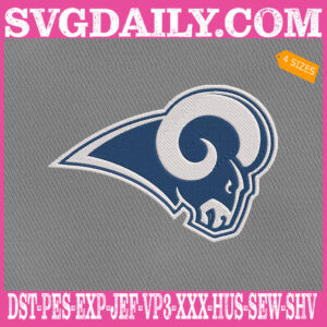 Los Angeles Rams Embroidery Files, Sport Team Embroidery Machine, NFL Embroidery Design, Embroidery Design Instant Download