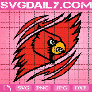 Louisville Cardinals Claws Svg, Football Svg, Football Team Svg, NCAAF Svg, NCAAF Logo Svg, Sport Svg, Instant Download