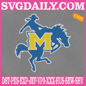 McNeese State Cowboys Embroidery Machine, Sport Team Embroidery Files, NCAAM Embroidery Design, Embroidery Design Instant Download