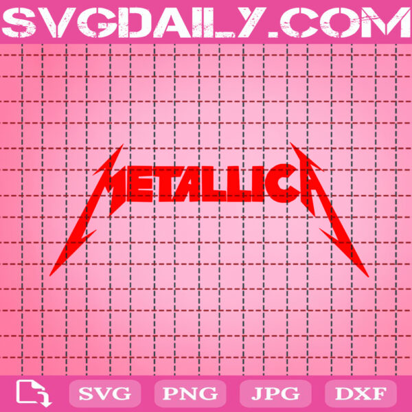 Metallica Svg, American Thrash Metal Svg, Metallica Band Svg, Rock Band Svg, Metallica Logo Svg, Music Band Svg, Instant Download