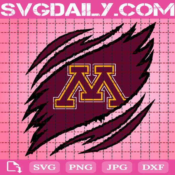 Minnesota Golden Gophers Claws Svg, Football Svg, Football Team Svg, NCAAF Svg, NCAAF Logo Svg, Sport Svg, Instant Download