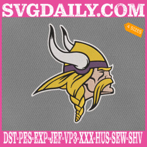 Minnesota Vikings Embroidery Files, Sport Team Embroidery Machine, NFL Embroidery Design, Embroidery Design Instant Download