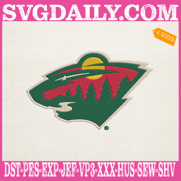 Minnesota Wild Embroidery Files, Sport Team Embroidery Machine, NHL Embroidery Design, Embroidery Design Instant Download
